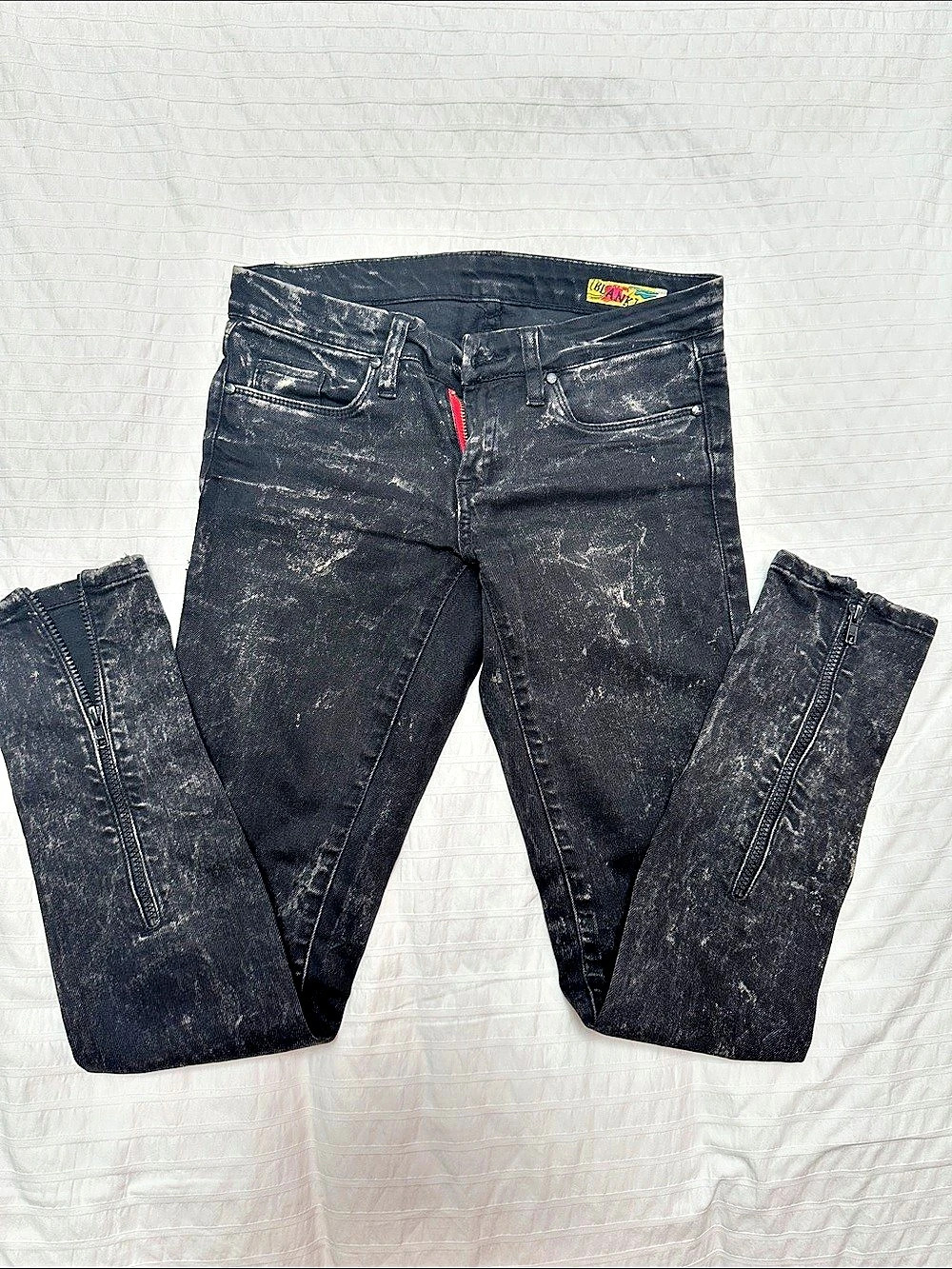 BLANK NYC Skinny Jeans Black Waist 25